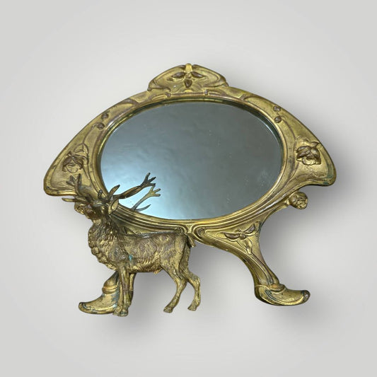 Art Nouveau Gilt Bronze Dressing Mirror