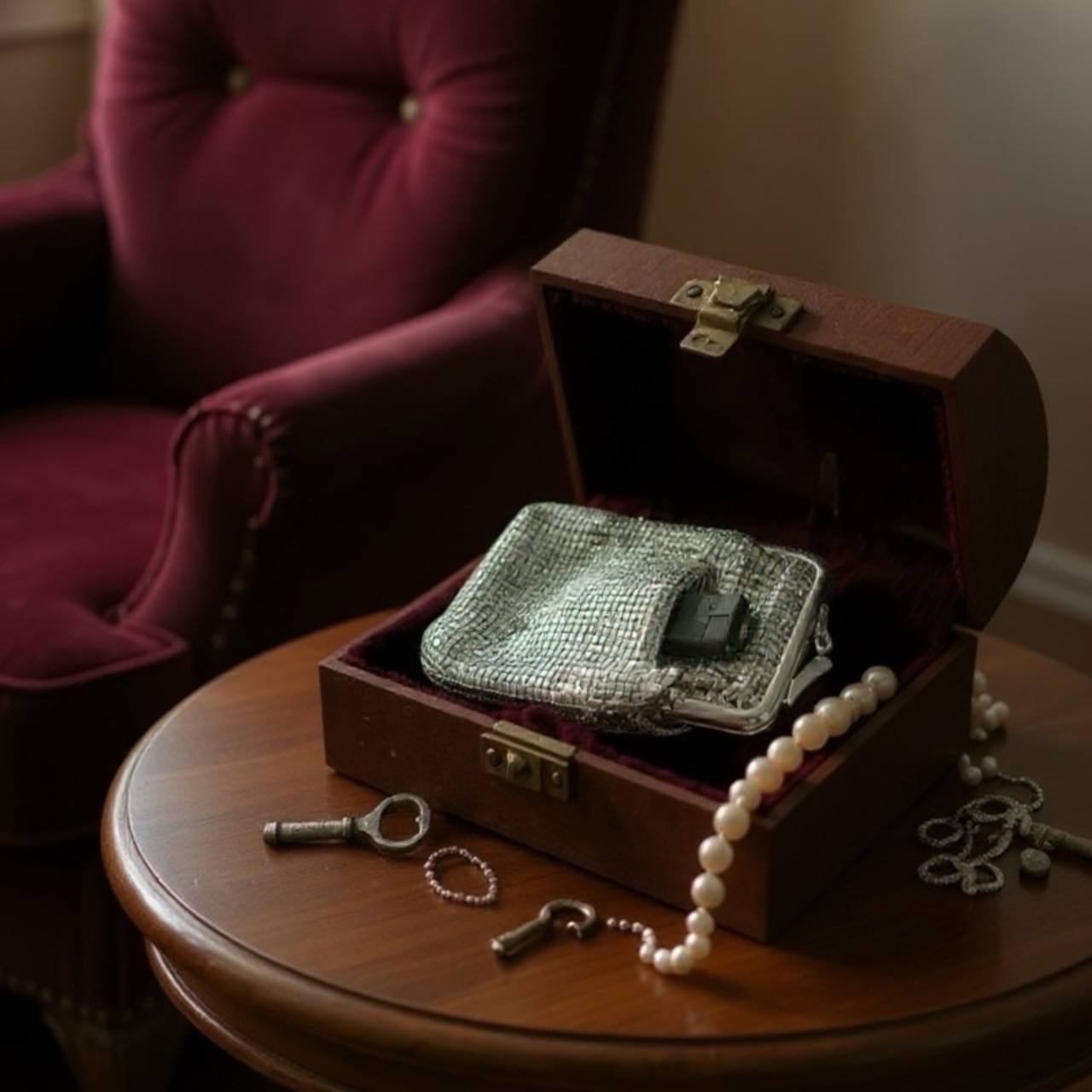 1960’s Whiting & Davis Silver Mesh Cigarette Case