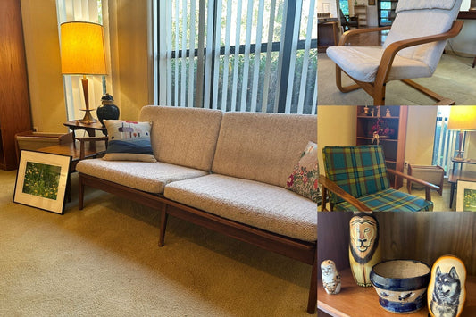 Kenwood Mid-Century Modern Estate Sale • Danish Teak • Art • Outdoor Finds