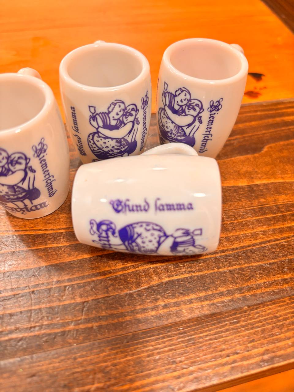 Lot 001: Vintage Riemerschmid German Mini Steins