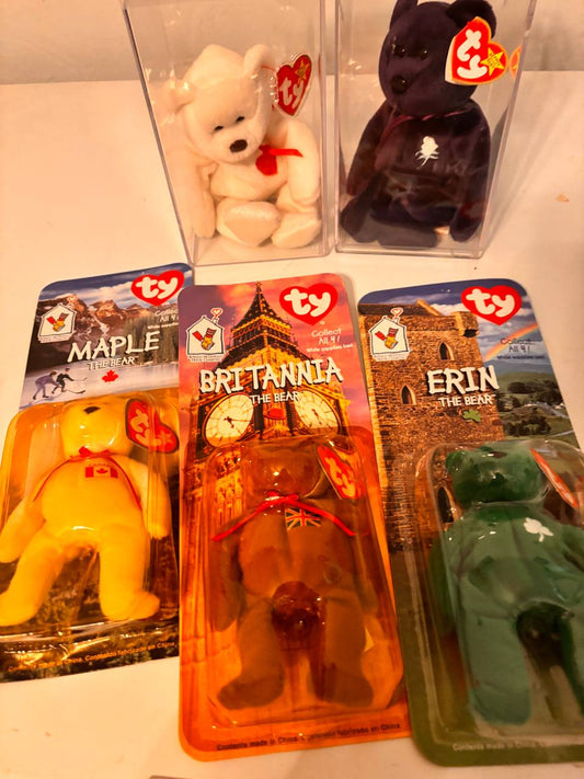 Lot 004: TY Beanie Babies McDonald’s International Bears