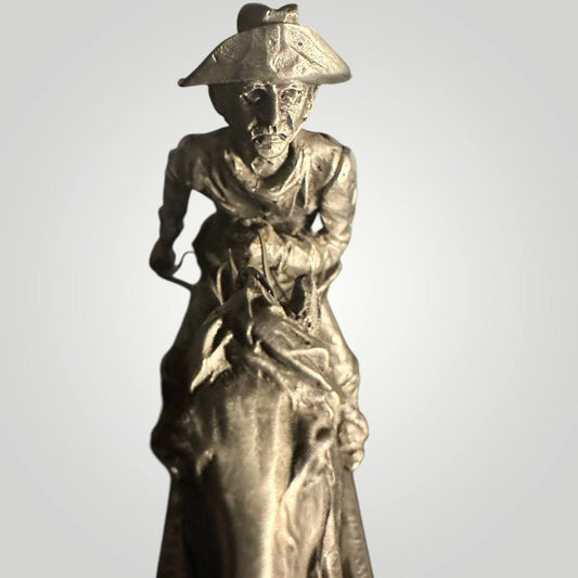 Pony Express Pewter Sculpture by Artist Philip Kraczkowski