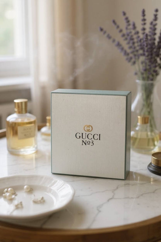 Vintage Gucci Silk Scarf 90s Floral Gucci Parfum