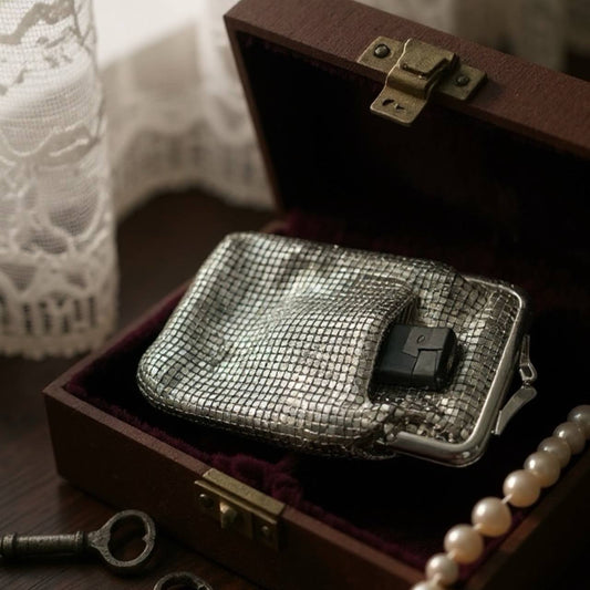 1960’s Whiting & Davis Silver Mesh Cigarette Case